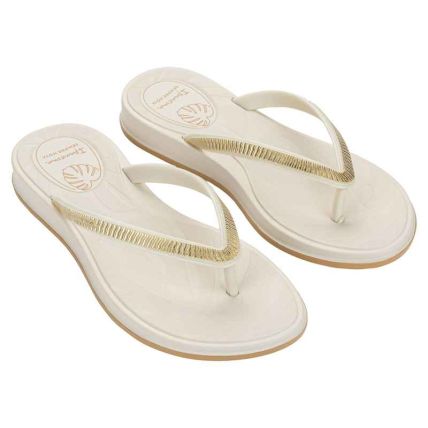 Chinelo Feminino Ipanema Shine - 27570 - Off White/bege - Atacado
