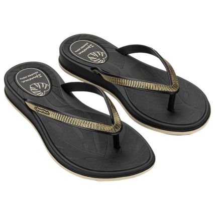Chinelo Feminino Ipanema Shine - 27570 - Preto/bege - Atacado