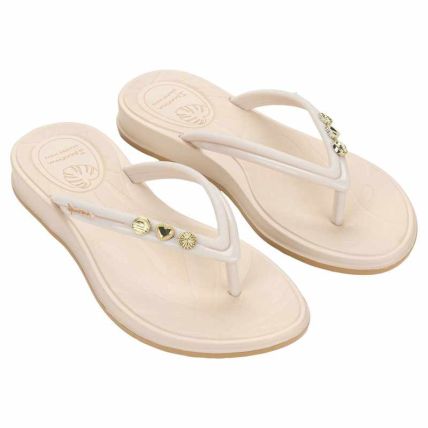 Chinelo Feminino Ipanema Shine Pin - 27573 - Bege/bege - Atacado