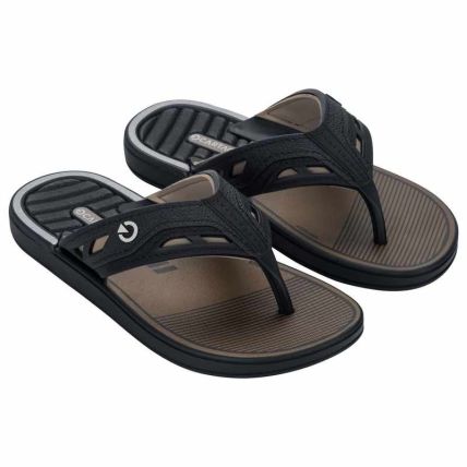 Chinelo Infantil Cartago Dallas - 12216 - Preto/preto/bege - Atacado