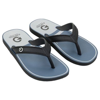 Chinelo Infantil Cartago Lugano - 12792 - Azul/preto/cinza - Atacado