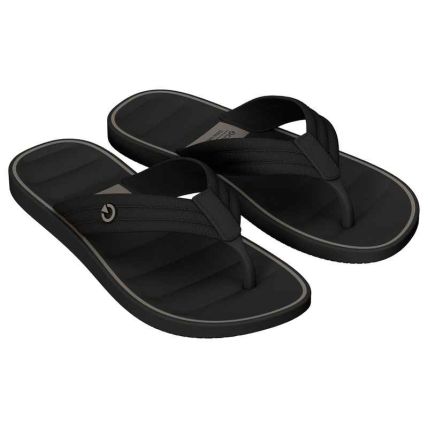 Chinelo Infantil Cartago Monterrey - 12693 - Preto/preto/cinza - Atacado