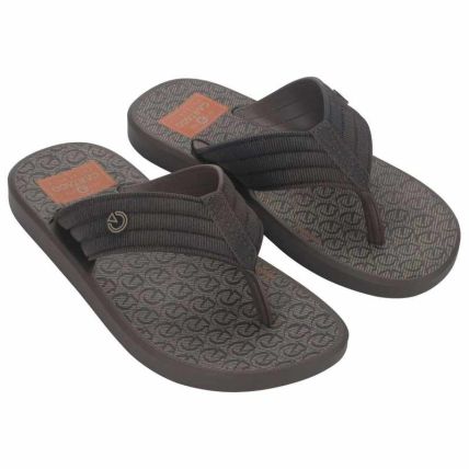 Chinelo Infantil Cartago Montreal - 12515 - Marrom/marrom/laranja - Atacado