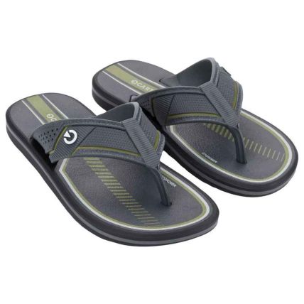 Chinelo Infantil Cartago Palermo Ii - 12774 - Preto/basalto/verde - Atacado