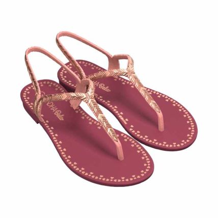 Chinelo Infantil Grendha Bela Ideal - 19485 - Rosa Iogurte/rosa - Atacado