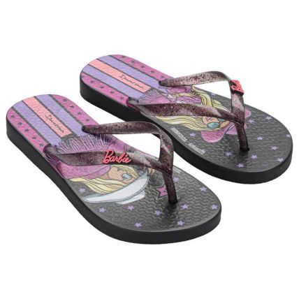 Chinelo Infantil Ipanema Barbie Meu Encanto - 27291 - Preto/preto/rosa - Atacado