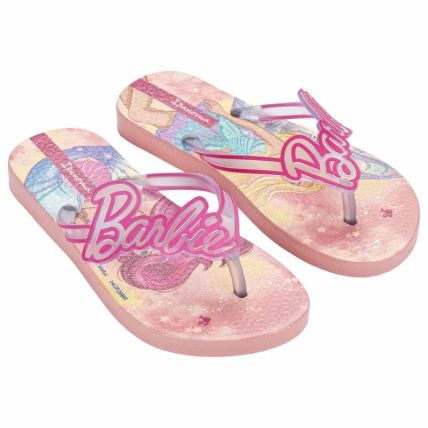 Chinelo Infantil Ipanema Barbie Trend - 27521 - Rosa Doce/rosa Crazy - Atacado