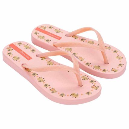Chinelo Infantil Ipanema Day - 27383 - Rosa/rosa/laranja - Atacado