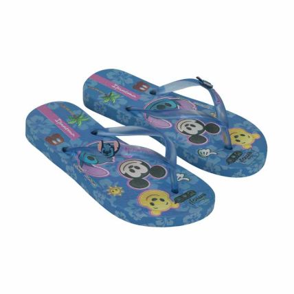 Chinelo Infantil Ipanema Disney Joy - 27319 - Azul/azul Transparente - Atacado