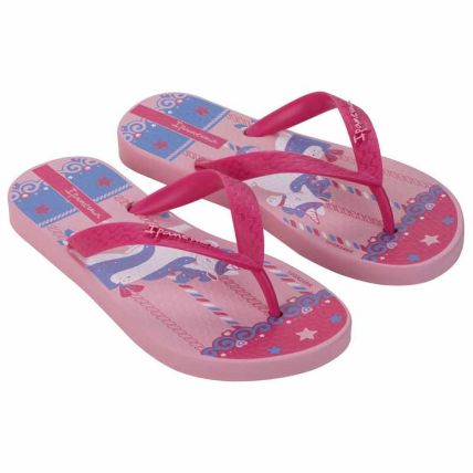 Chinelo Infantil Ipanema Fantasia - 27012 - Rosa/rosa/azul - Atacado