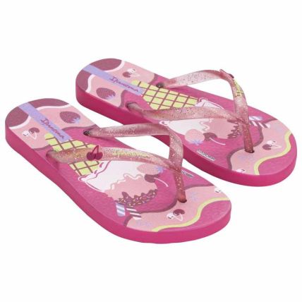 Chinelo Infantil Ipanema Garden Shine - 27273 - Rosa/glitter - Atacado