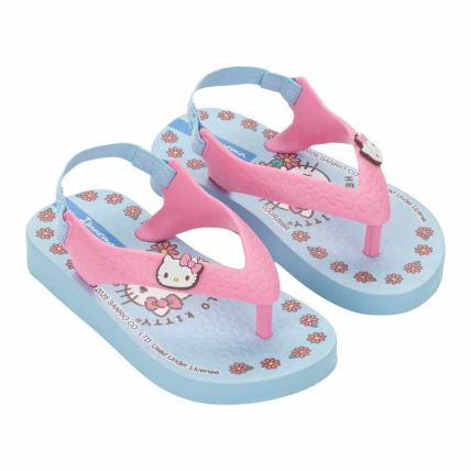 Chinelo Infantil Ipanema Hello Kitty Amore - 27543 - Azul/rosa - Atacado