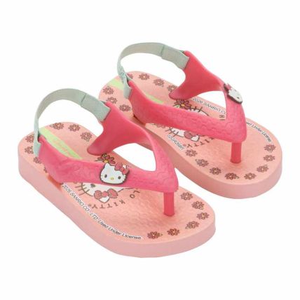 Chinelo Infantil Ipanema Hello Kitty Amore - 27543 - Rosa/verde - Atacado