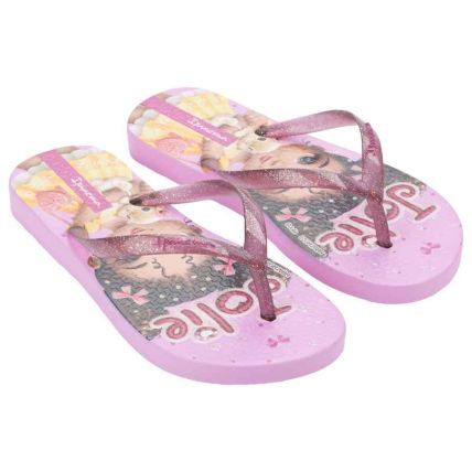 Chinelo Infantil Ipanema Jolie Amores - 27307 - Rosa/vermelho Glitter - Atacado