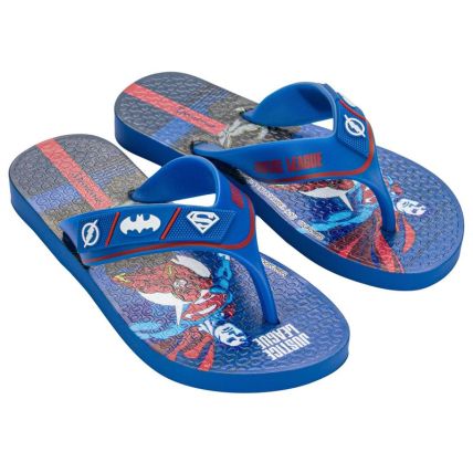 Chinelo Infantil Ipanema Liga Da Justiça Adventure - 27679 - Azul Vento/azul Vento - Atacado