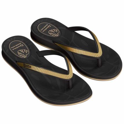 Chinelo Infantil Ipanema Shine - 27569 - Preto/bege - Atacado
