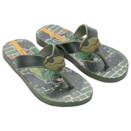 Chinelo Infantil Ipanema Sonhos - 27551 - Verde/amarelo/bege - Atacado