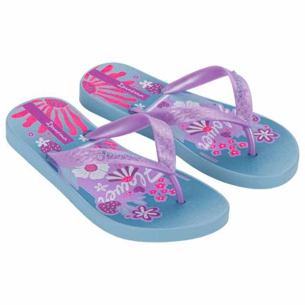 Chinelo Infantil Ipanema Temas - 25479 - Azul/lilas Perolado - Atacado