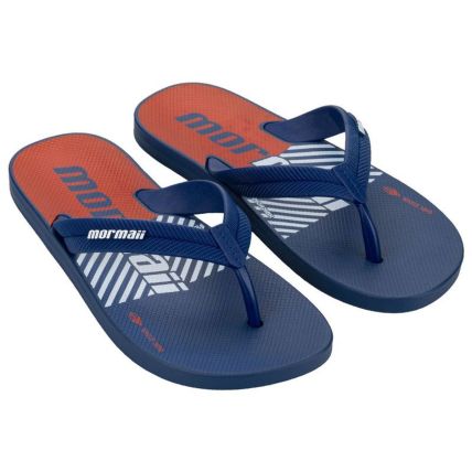 Chinelo Infantil Mormaii Tropical Iii - 12793 - Azul/vermelho/branco - Atacado