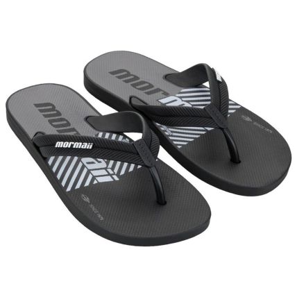 Chinelo Infantil Mormaii Tropical Iii - 12793 - Preto/branco/grafite - Atacado
