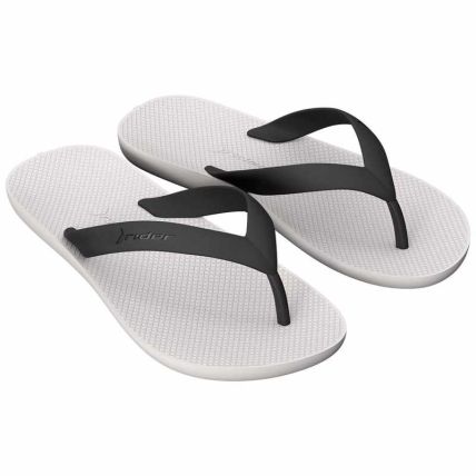 Chinelo Infantil Rider Core - 12645 - Branco/preto - Atacado