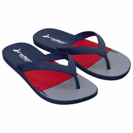 Chinelo Infantil Rider Core Graphics - 12680 - Azul/azul/vermelho - Atacado
