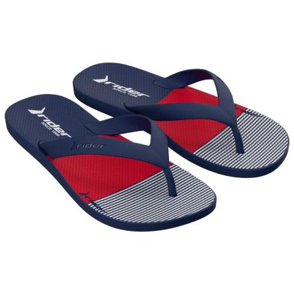 Chinelo Infantil Rider Core Graphics - 12680 - Azul/azul/vermelho - Atacado
