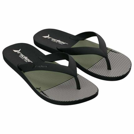 Chinelo Infantil Rider Core Graphics - 12680 - Preto/preto/verde - Atacado