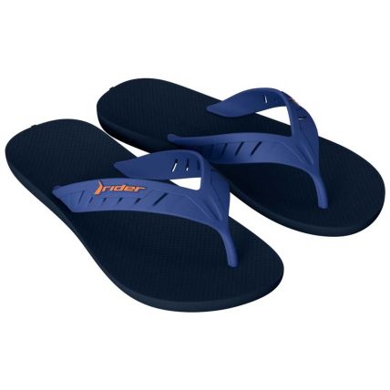 Chinelo Infantil Rider Core Up - 12673 - Azul/azul/laranja - Atacado