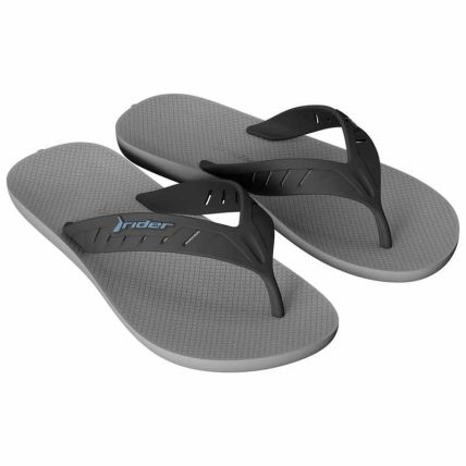 Chinelo Infantil Rider Core Up - 12673 - Cinza/preto/azul - Atacado