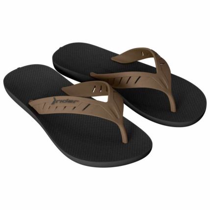 Chinelo Infantil Rider Core Up - 12673 - Preto/bege - Atacado