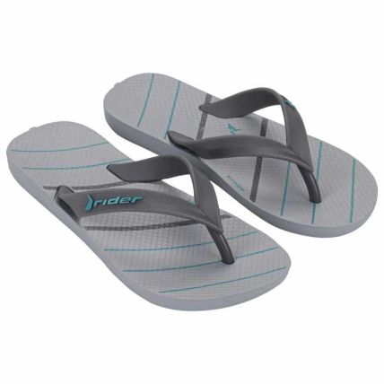 Chinelo Infantil Rider Feel - 12372 - Cinza/cinza/grafite - Atacado