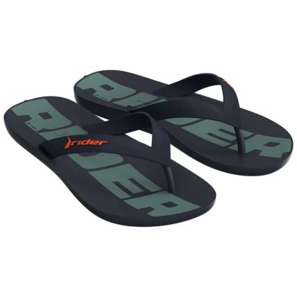 Chinelo Infantil Rider Feel - 12372 - Cinza/cinza/verde - Atacado