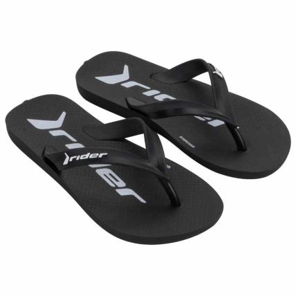 Chinelo Infantil Rider Feel - 12372 - Preto/branco - Atacado