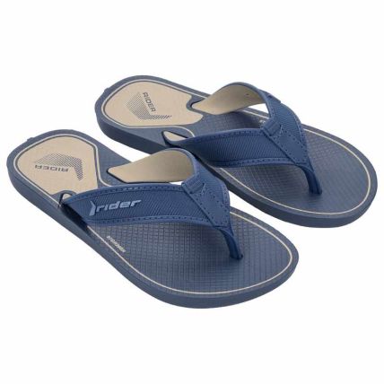 Chinelo Infantil Rider Sense - 12702 - Azul/azul/bege - Atacado