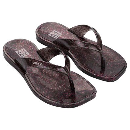 Chinelo Infantil Zaxy Jelly - 19592 - Preto Glitter - Atacado