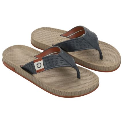 Chinelo Masculino Cart Siena Iv - 12398 - Bege/cinza/telha - Atacado
