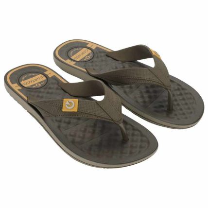 Chinelo Masculino Cartago Arizona - 12212 - Bege/marrom/amarelo - Atacado