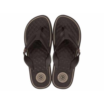 Chinelo Masculino Cartago Arizona - 12212 - Marrom/marrom Escuro - Atacado