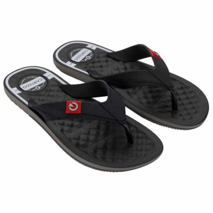 Chinelo Masculino Cartago Arizona - 12212 - Preto/preto/cinza - Atacado