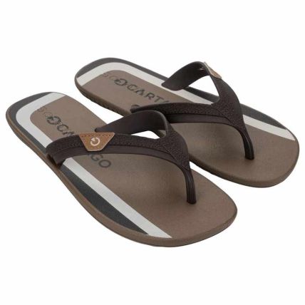 Chinelo Masculino Cartago Atlanta Ii - 12432 - Marrom/marrom/preto - Atacado