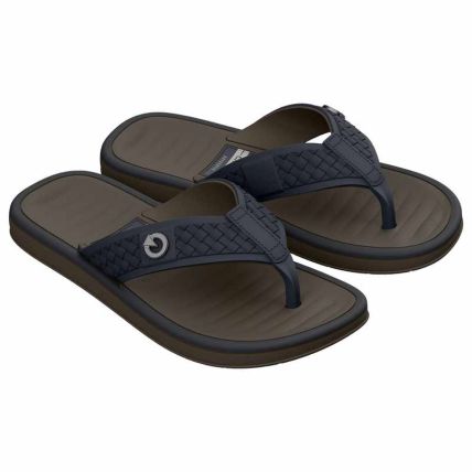 Chinelo Masculino Cartago Coimbra Iii - 12654 - Marrom/azul - Atacado