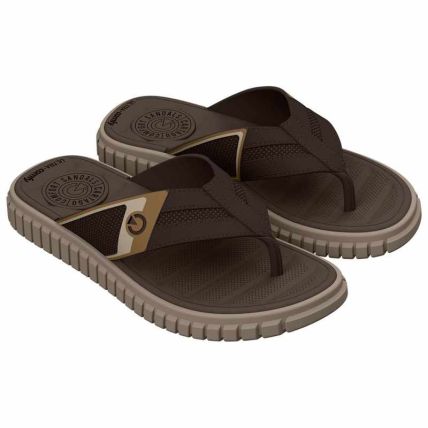 Chinelo Masculino Cartago Denver - 12632 - Bege/marrom - Atacado