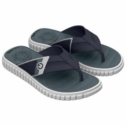 Chinelo Masculino Cartago Denver - 12632 - Branco/azul - Atacado