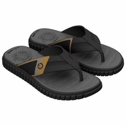 Chinelo Masculino Cartago Denver - 12632 - Preto/cinza - Atacado