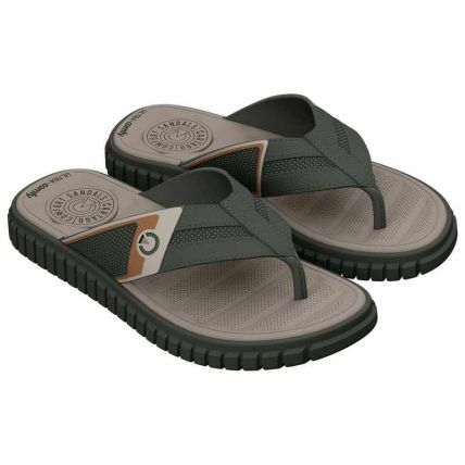 Chinelo Masculino Cartago Denver - 12632 - Verde/bege - Atacado