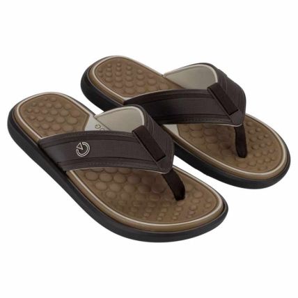 Chinelo Masculino Cartago Dubai - 12575 - Marrom/marrom - Atacado