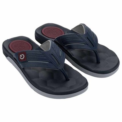 Chinelo Masculino Cartago Egeu V - 12667 - Azul/cinza/bordo - Atacado
