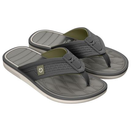 Chinelo Masculino Cartago Lyon V - 12669 - Bege/basalto/verde - Atacado