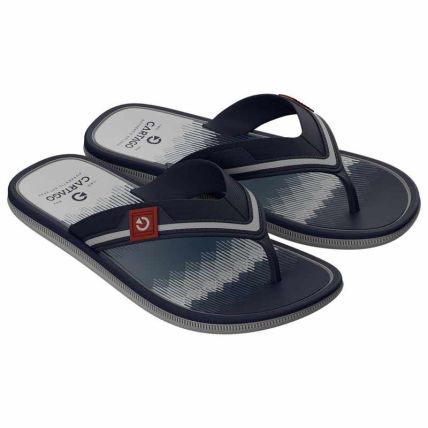 Chinelo Masculino Cartago Maiorca Iii - 12571 - Cinza/azul - Atacado